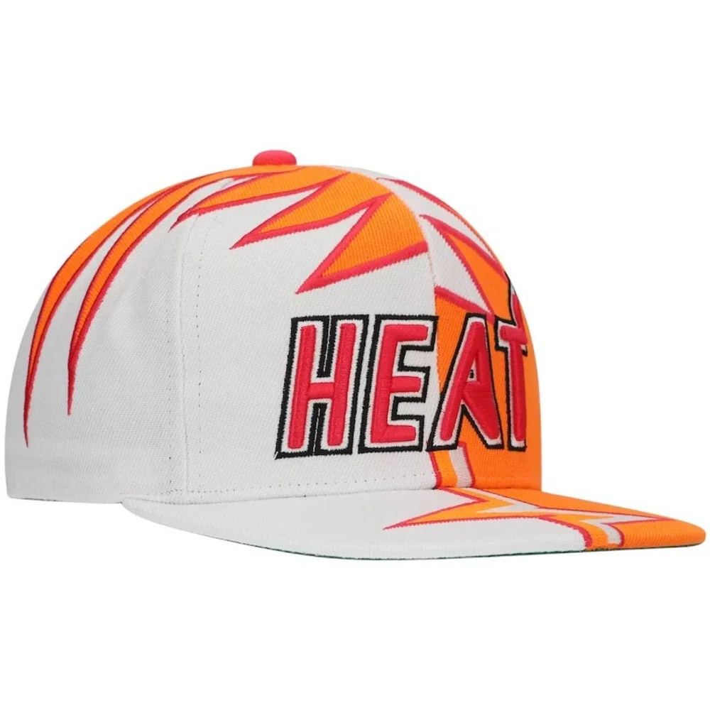 Mitchell & Ness Miami Heat NBA Shockwave Hardwood Classics Snapback Hat Cap OSFM